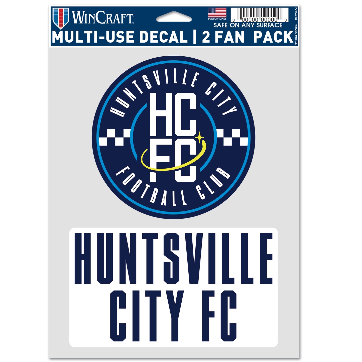 Huntsville City FC 2 Fan Pack Decals