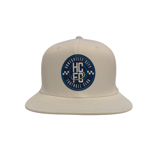 Adult Snapback Adjustable Crest Hat - White