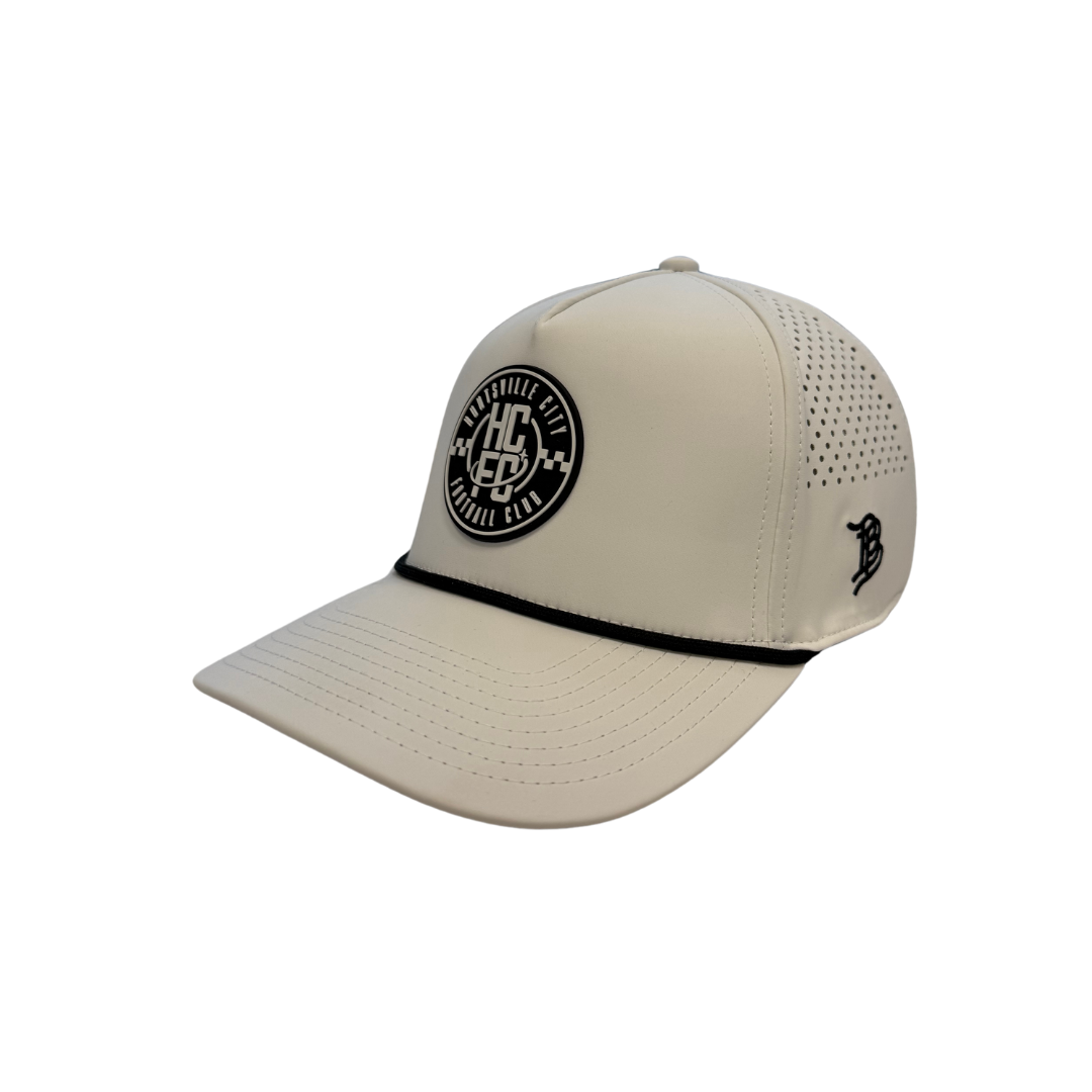 Branded Bills 5-Panel Rope Hat- White