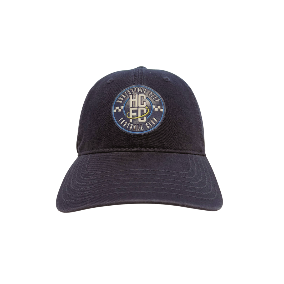 Adult Slouch Adjustable Crest Hat - Navy