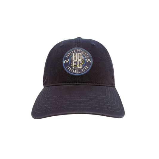 Youth Slouch Adjustable Crest Hat - Navy