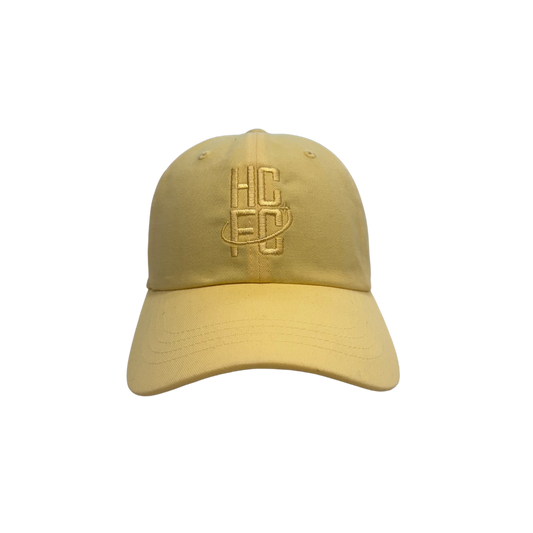HCFC Pastel Monogram Hat - Yellow