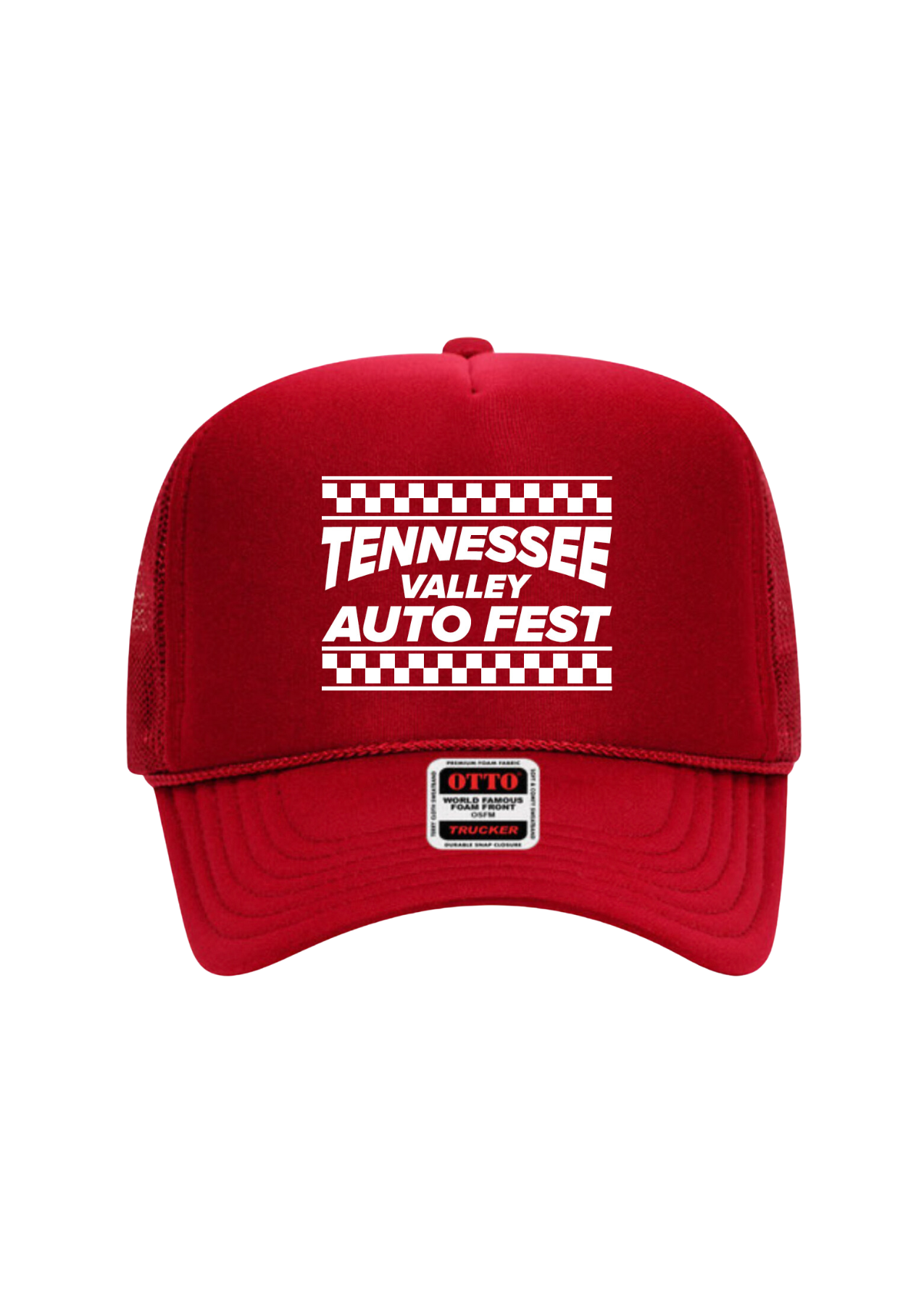 TVAF Checkered Foam Trucker Hat