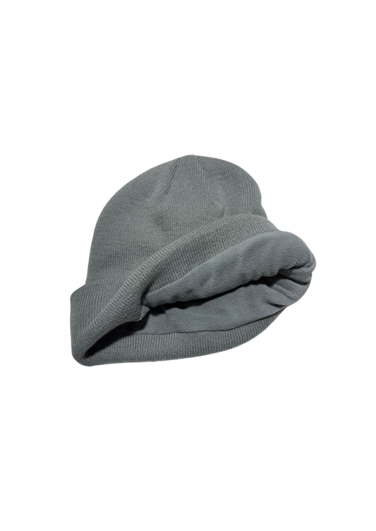 HCFC Fleece Lined Cuff Knit Hat - Steel