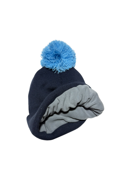 HCFC Fleece Lined Rouster Knit Hat - Navy