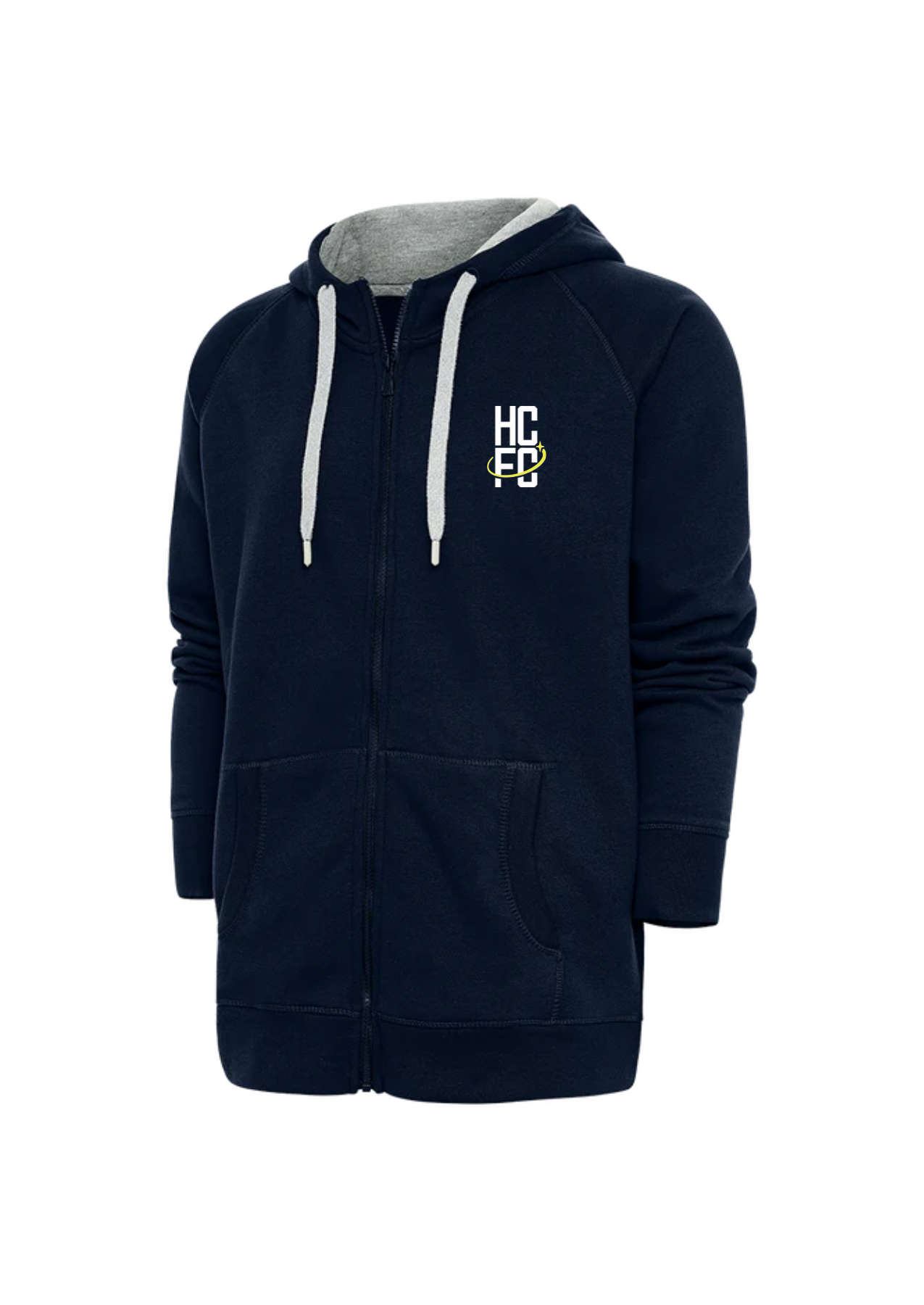 Men's Antigua Victory Full Zip Jacket- Navy