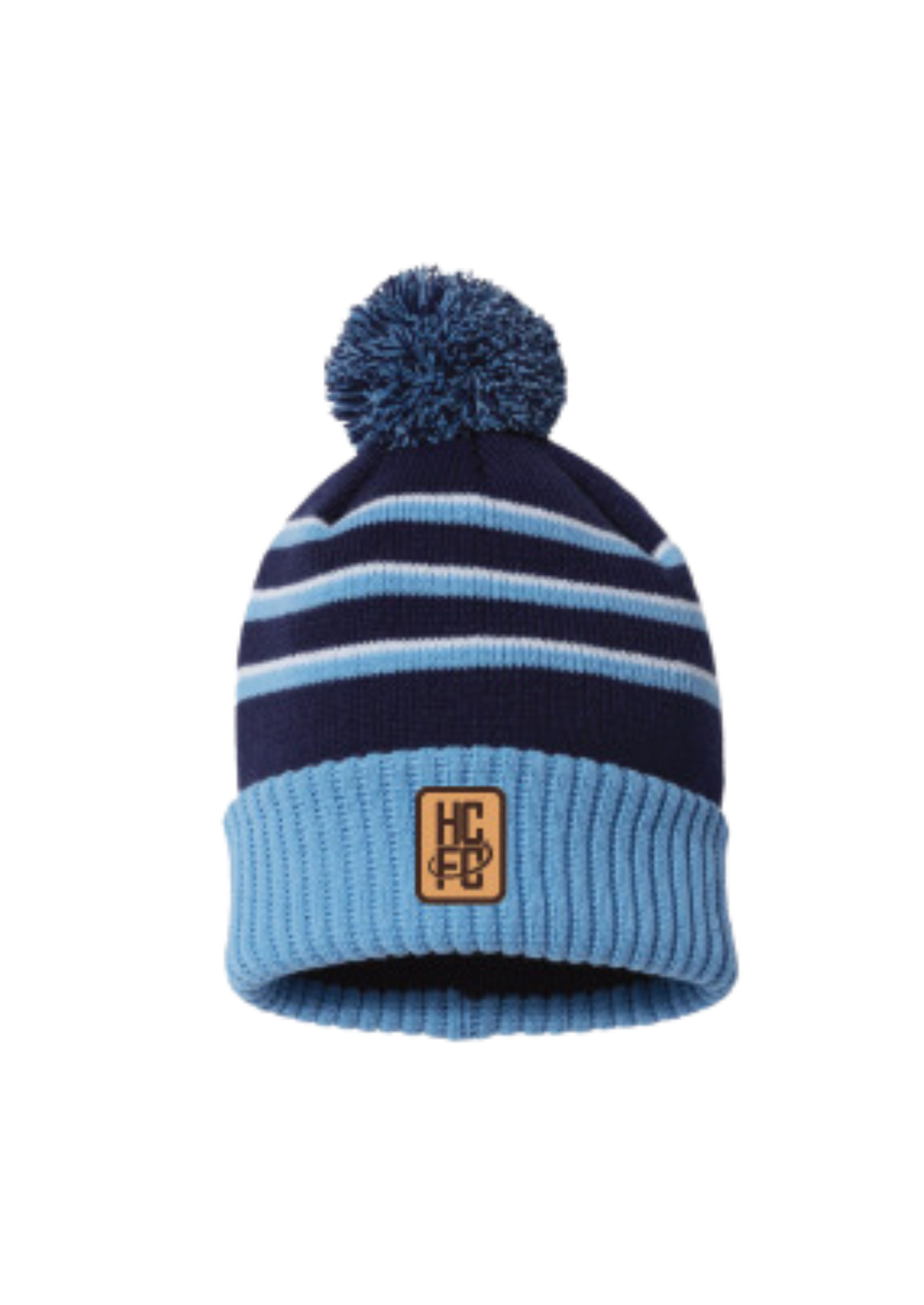 Huntsville City FC Pom Cuffed Beanie