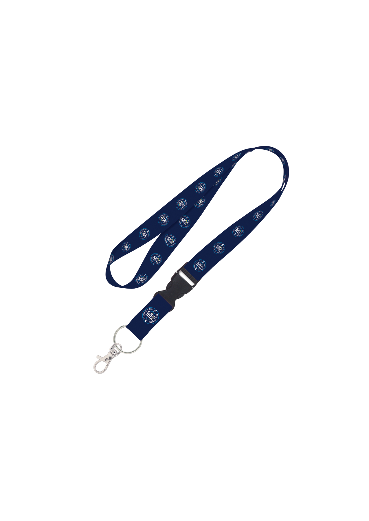 Huntsville City FC Buckle Lanyard - Navy Crest