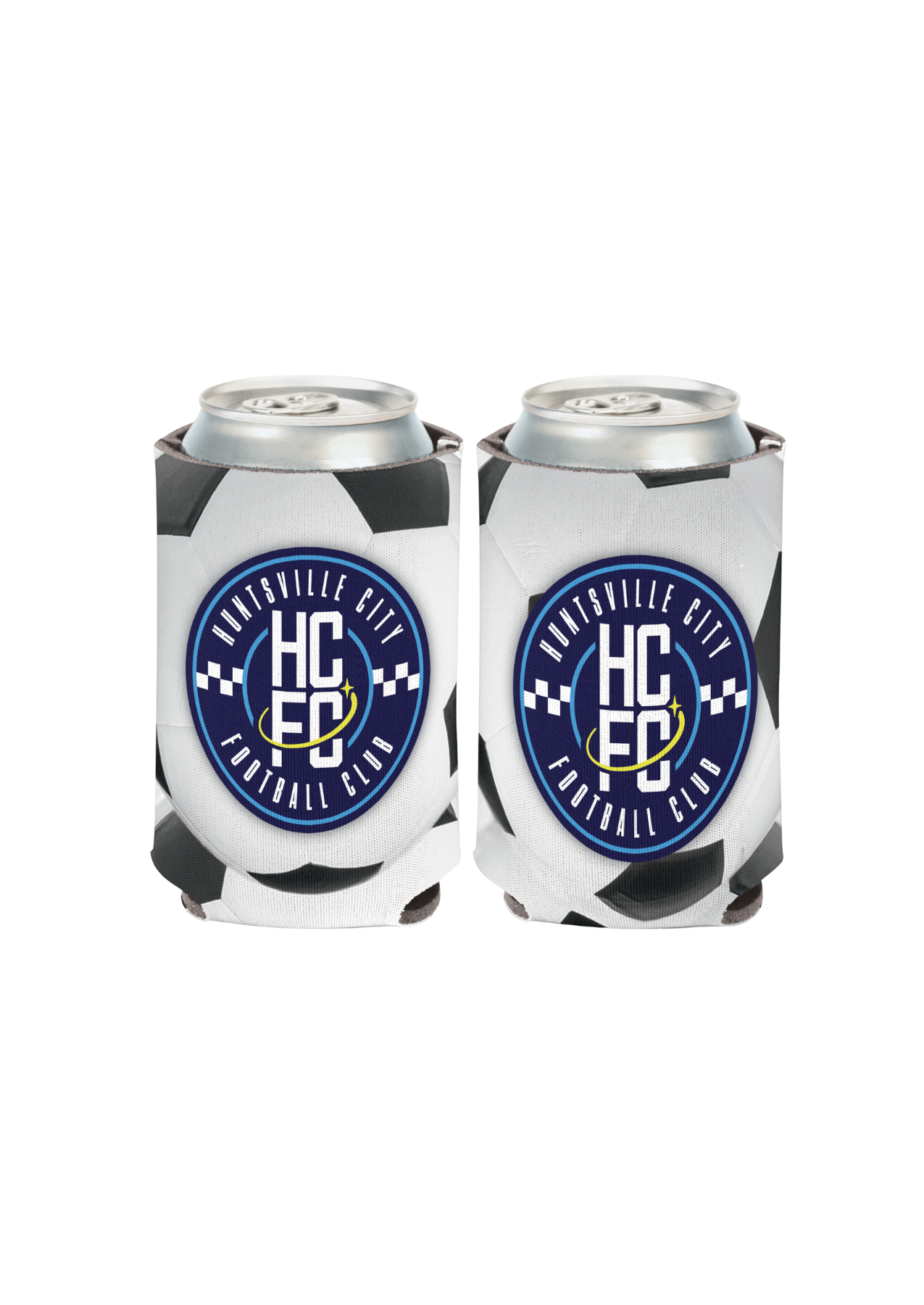 Huntsville City FC 12oz Can Cooler - Soccer Ball