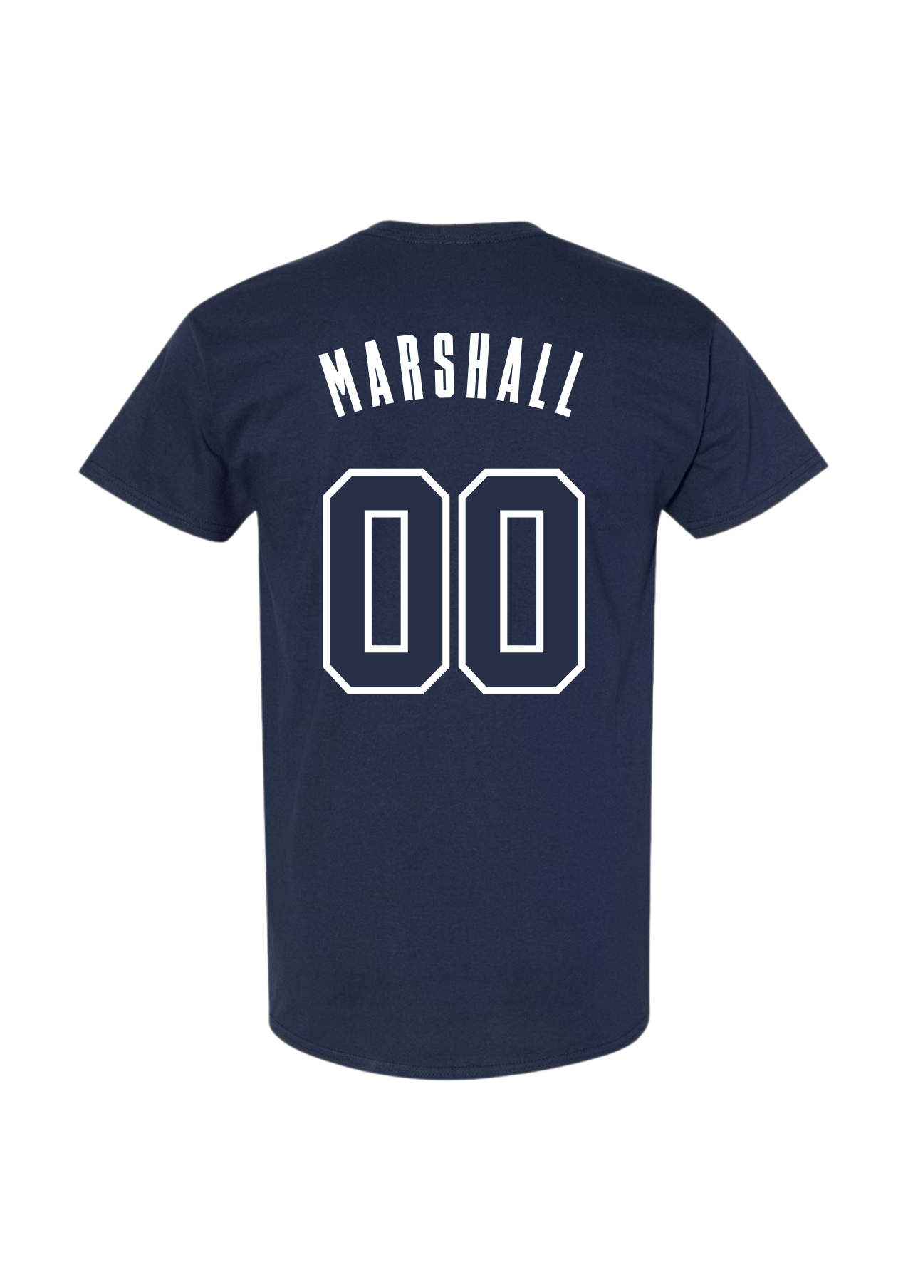 Men's HCFC Marshall Name & Number Tee - Navy