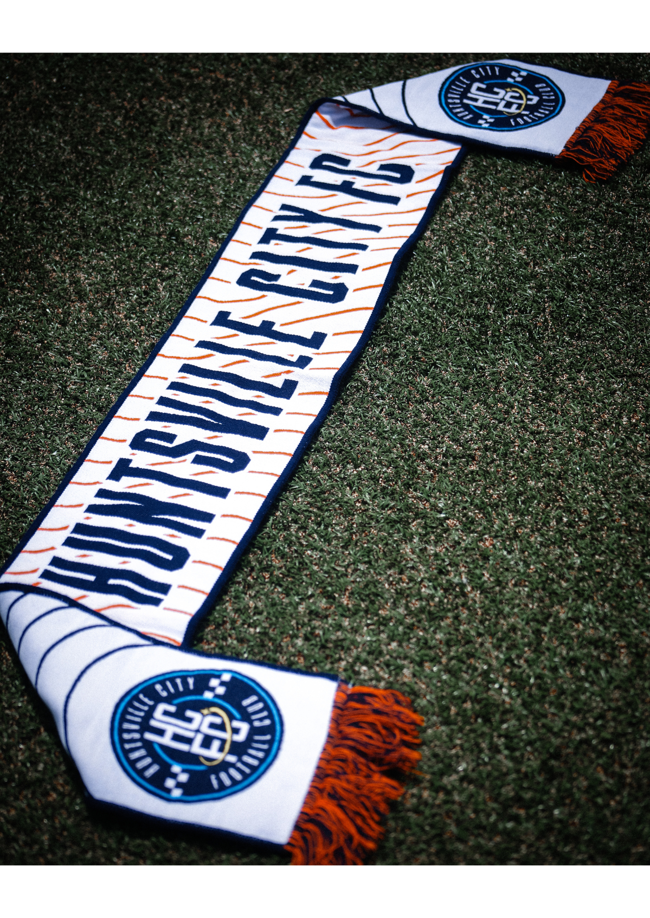 International Orange Jersey Hook Scarf