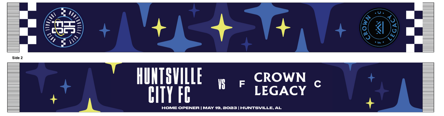 Huntsville City FC Inaugural Game Summer Scarf