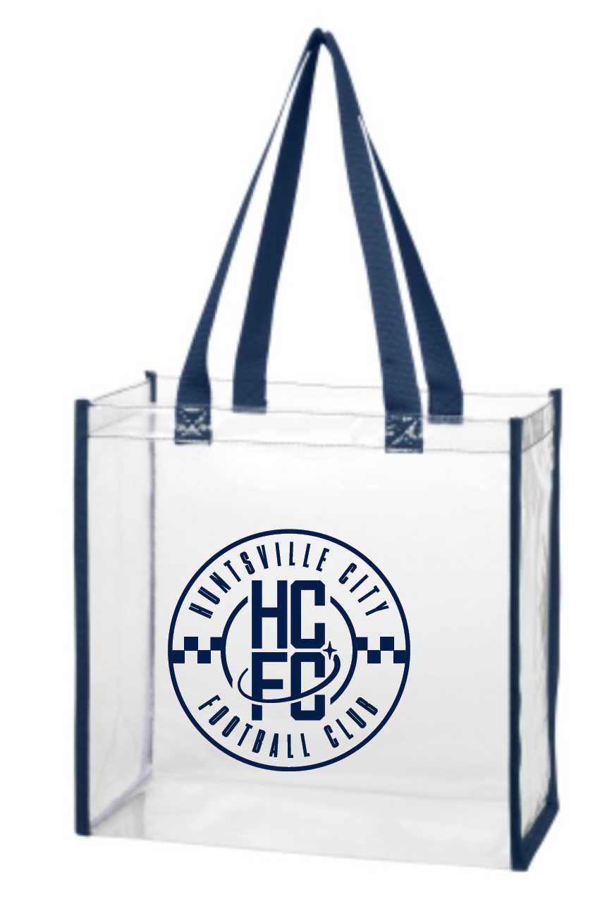 Huntsville City FC Clear Stadium Tote Bag