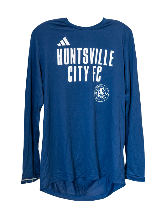 Navy "Huntsville City FC" Athletic Tee Long Sleeve
