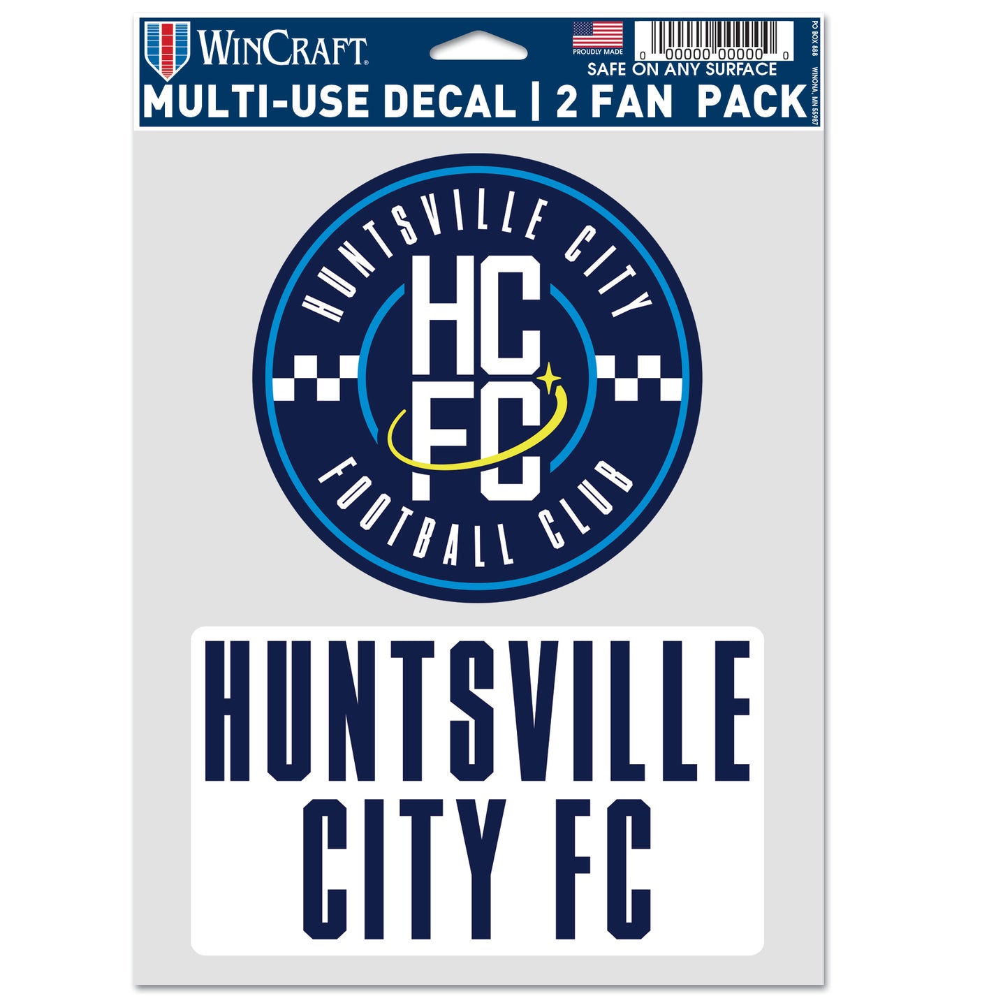 Huntsville City FC 2 Fan Pack Decals Huntsville City FC Shop
