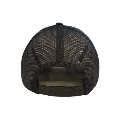 Hometown Leather Patch Trucker Hat - Black