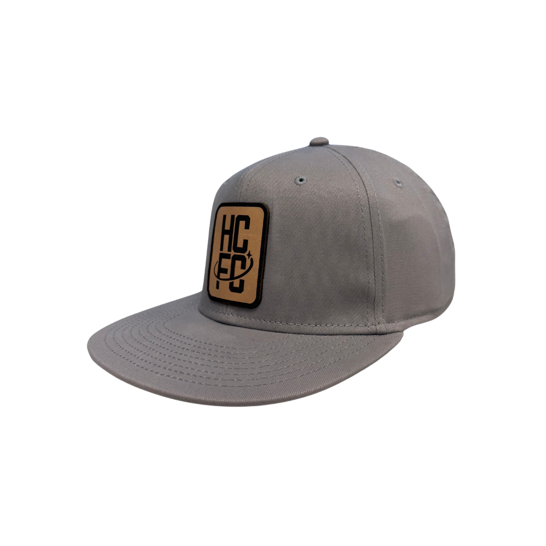 Element Leather Patch Snapback - Grey