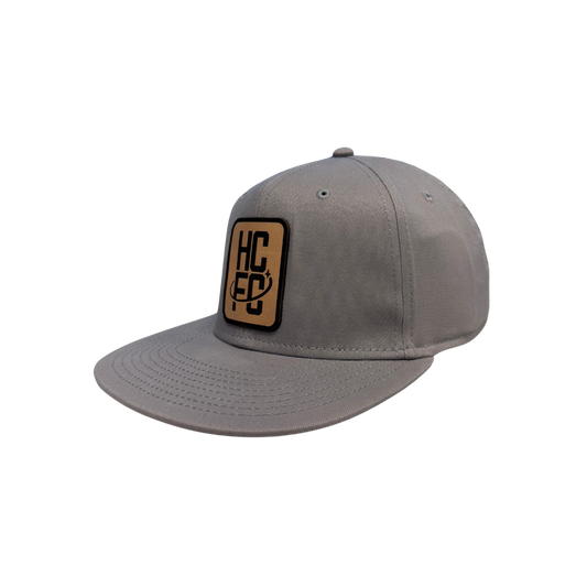 Element Leather Patch Snapback - Grey