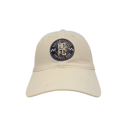 Adult Slouch Adjustable Crest Hat - White