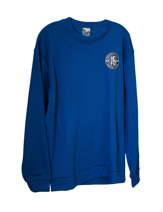 Adidas Men's Fleece Crew Sweatshirt Navy