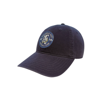 Youth Slouch Adjustable Crest Hat - Navy
