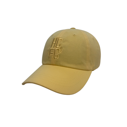 HCFC Pastel Monogram Hat - Yellow