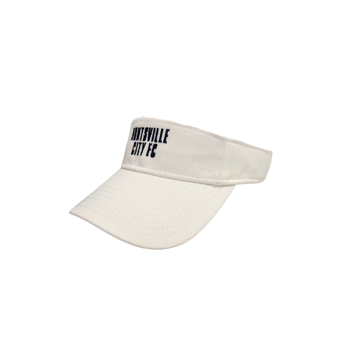 Adult Huntsville City FC Visor - White