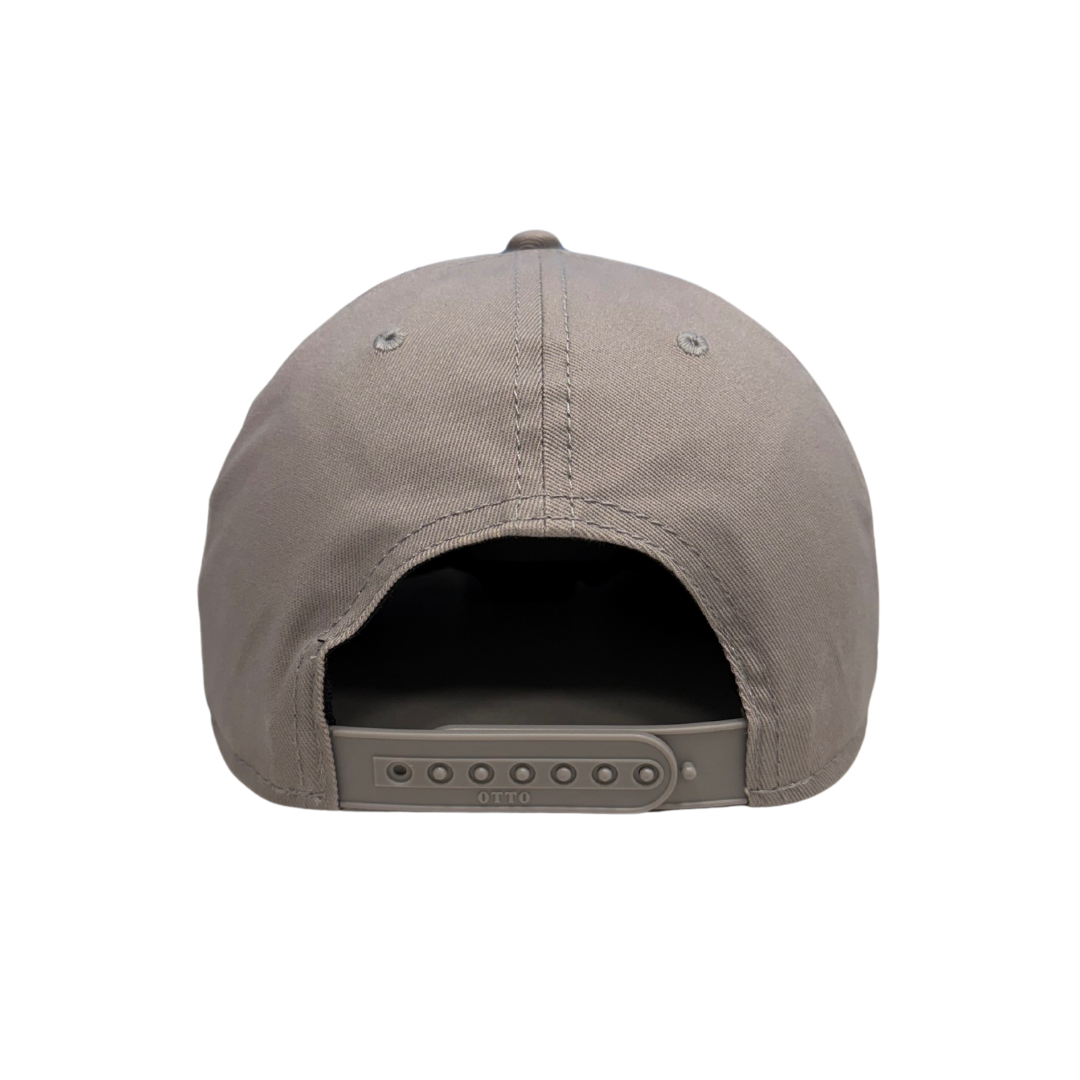 Adult Snapback Adjustable Crest Hat - Grey