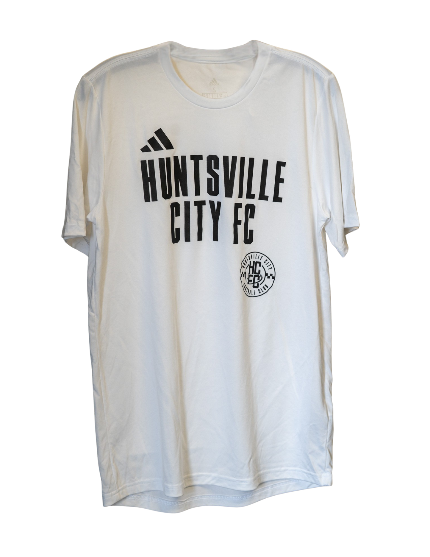 White "Huntsville City FC" Athletic Tee Short Sleeve