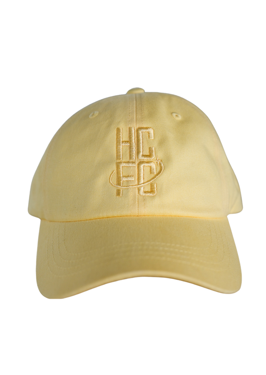 HCFC Pastel Monogram Hat - Yellow