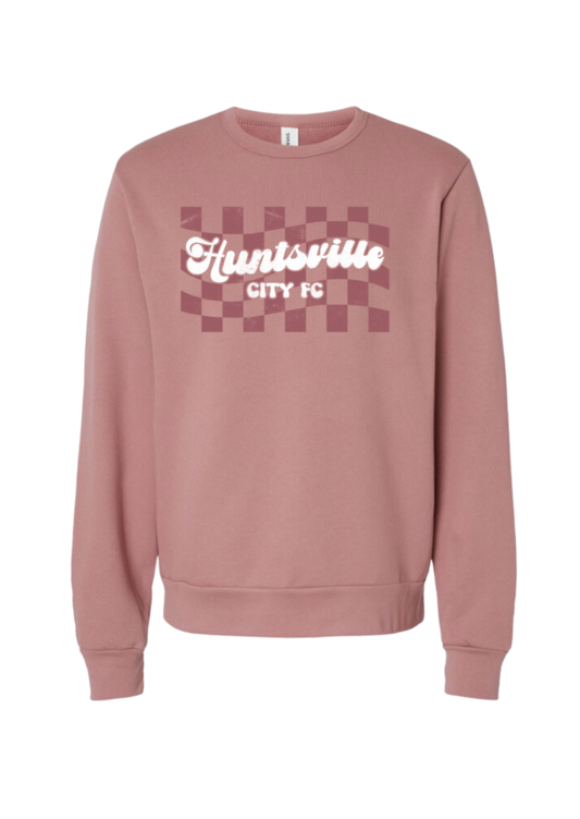 Women's Groovy Blush Crewneck