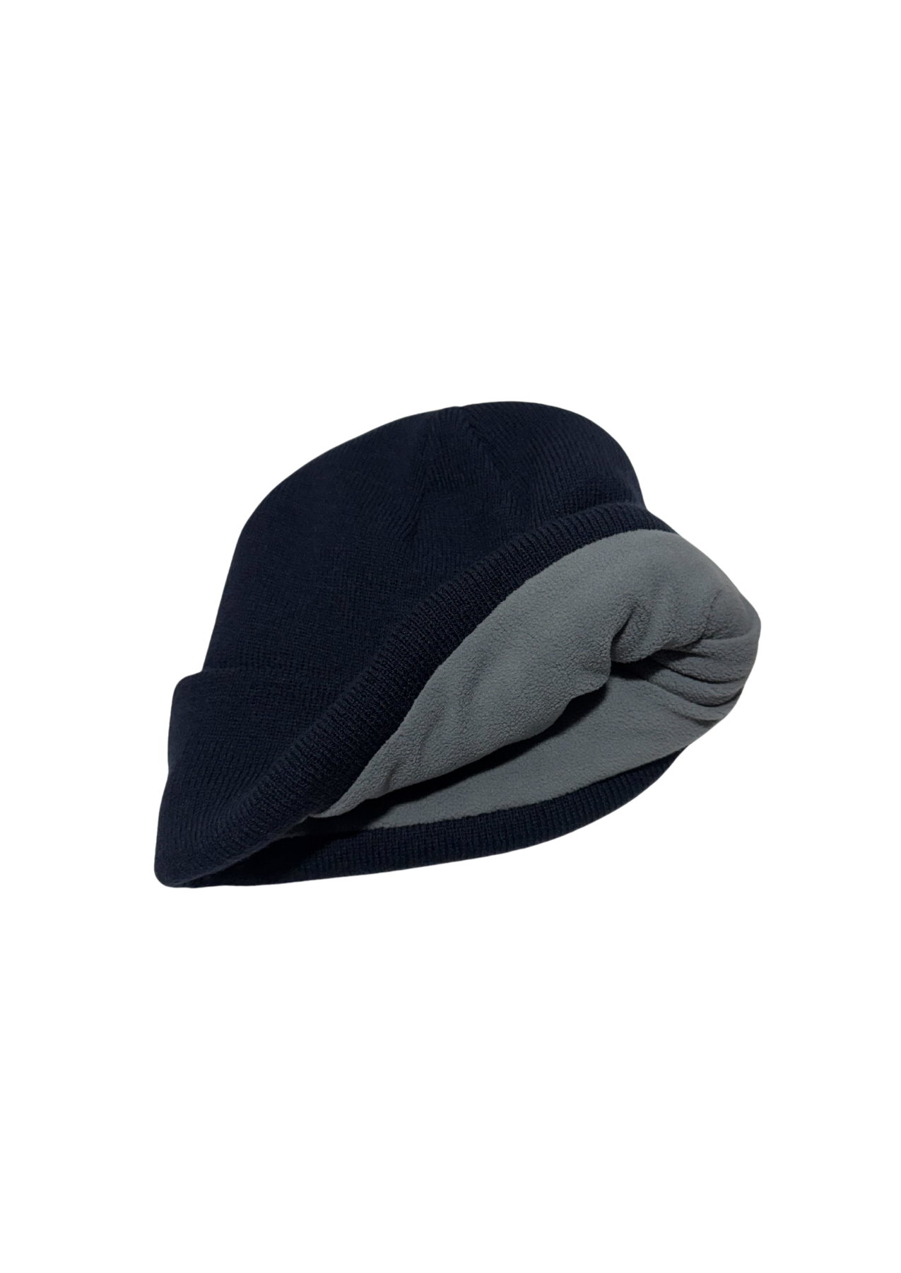 HCFC Fleece Lined Cuff Knit Hat - Navy