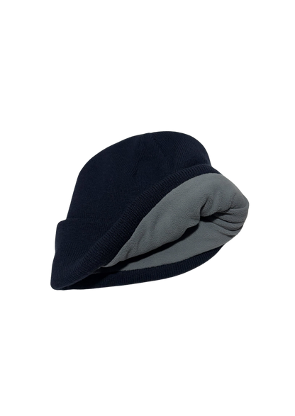 HCFC Fleece Lined Cuff Knit Hat - Navy