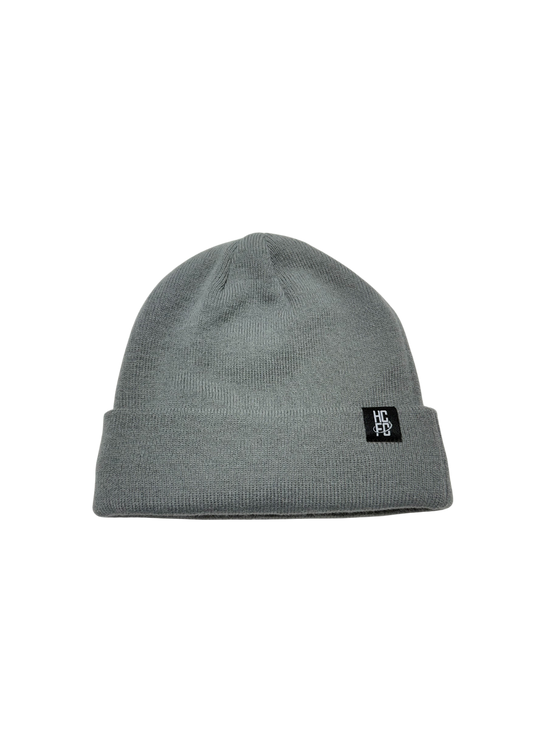 HCFC Fleece Lined Cuff Knit Hat - Steel