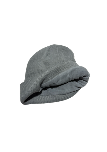 HCFC Fleece Lined Cuff Knit Hat - Steel