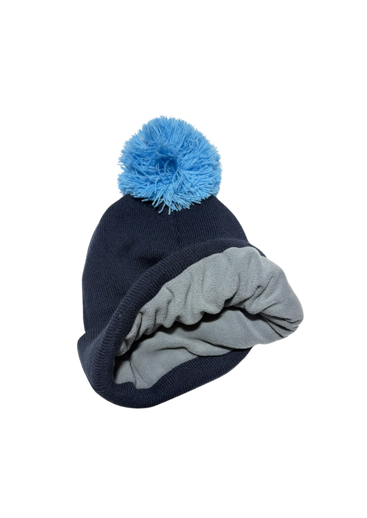 HCFC Fleece Lined Rouster Knit Hat - Navy