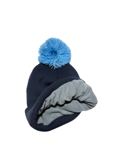 HCFC Fleece Lined Rouster Knit Hat - Navy