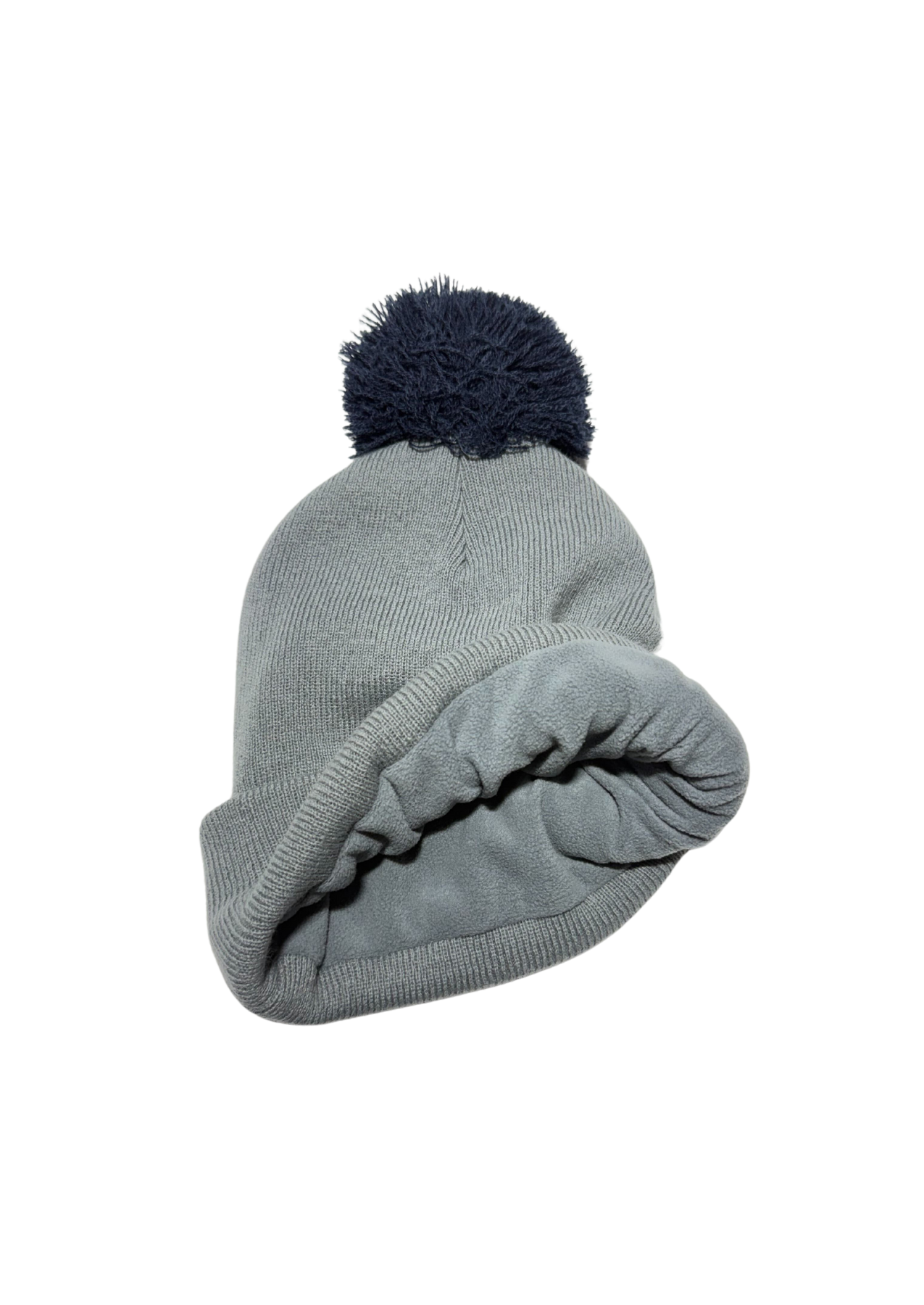 HCFC Fleece Lined Rouster Knit Hat - Steel