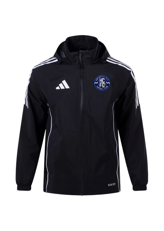 Adidas Men's HCFC 2024 Black Tiro Rain Jacket