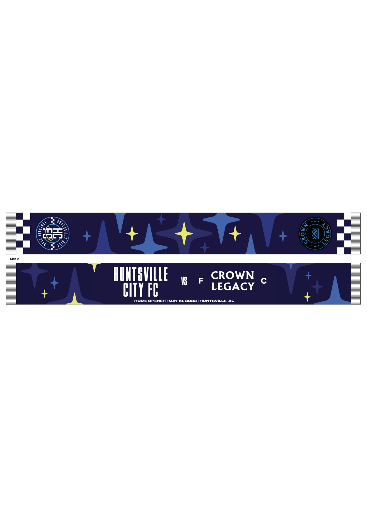 Huntsville City FC Inaugural Game Summer Scarf