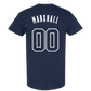 Men's HCFC Marshall Name & Number Tee - Navy