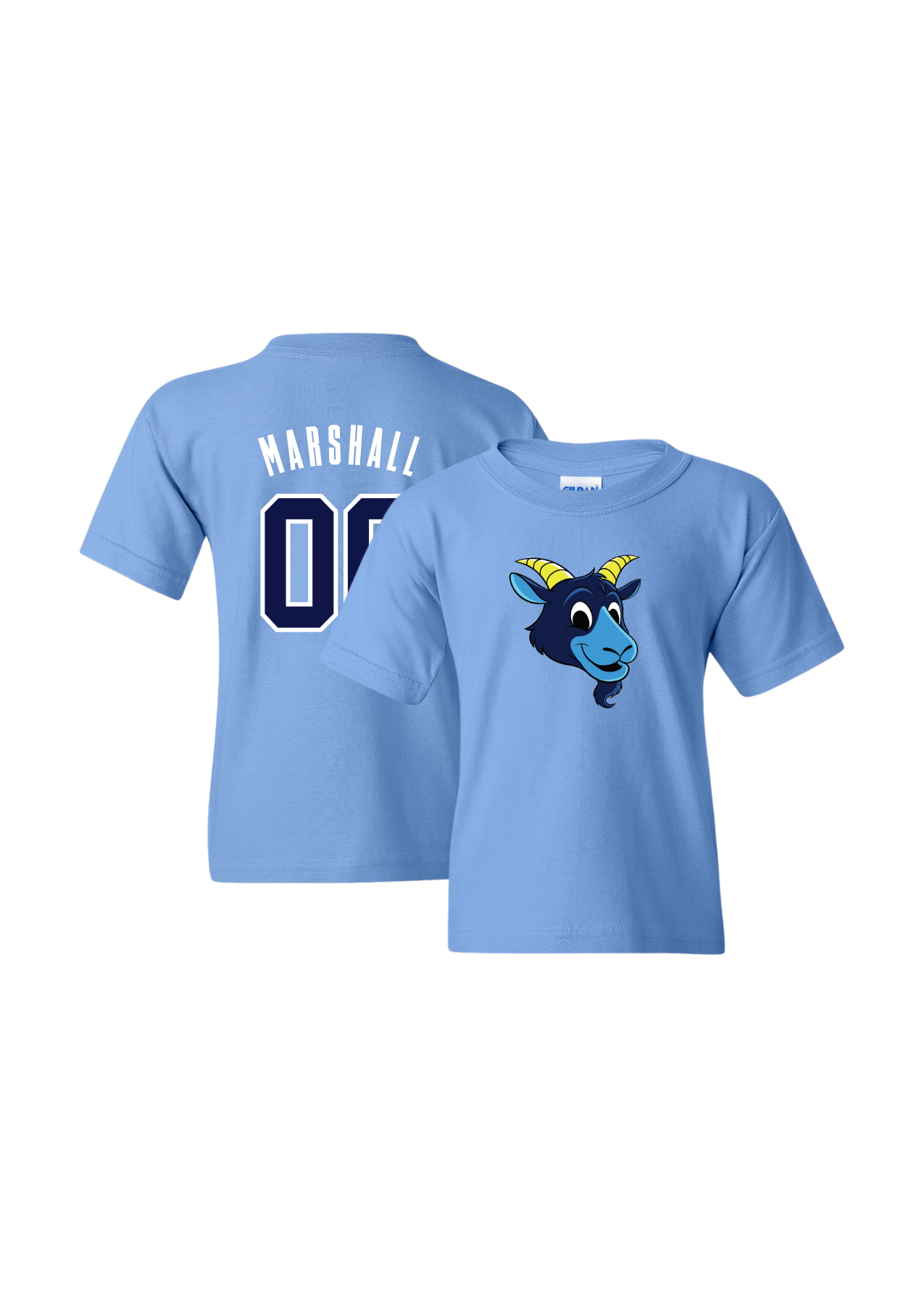 Youth HCFC Marshall Name & Number Tee - Carolina