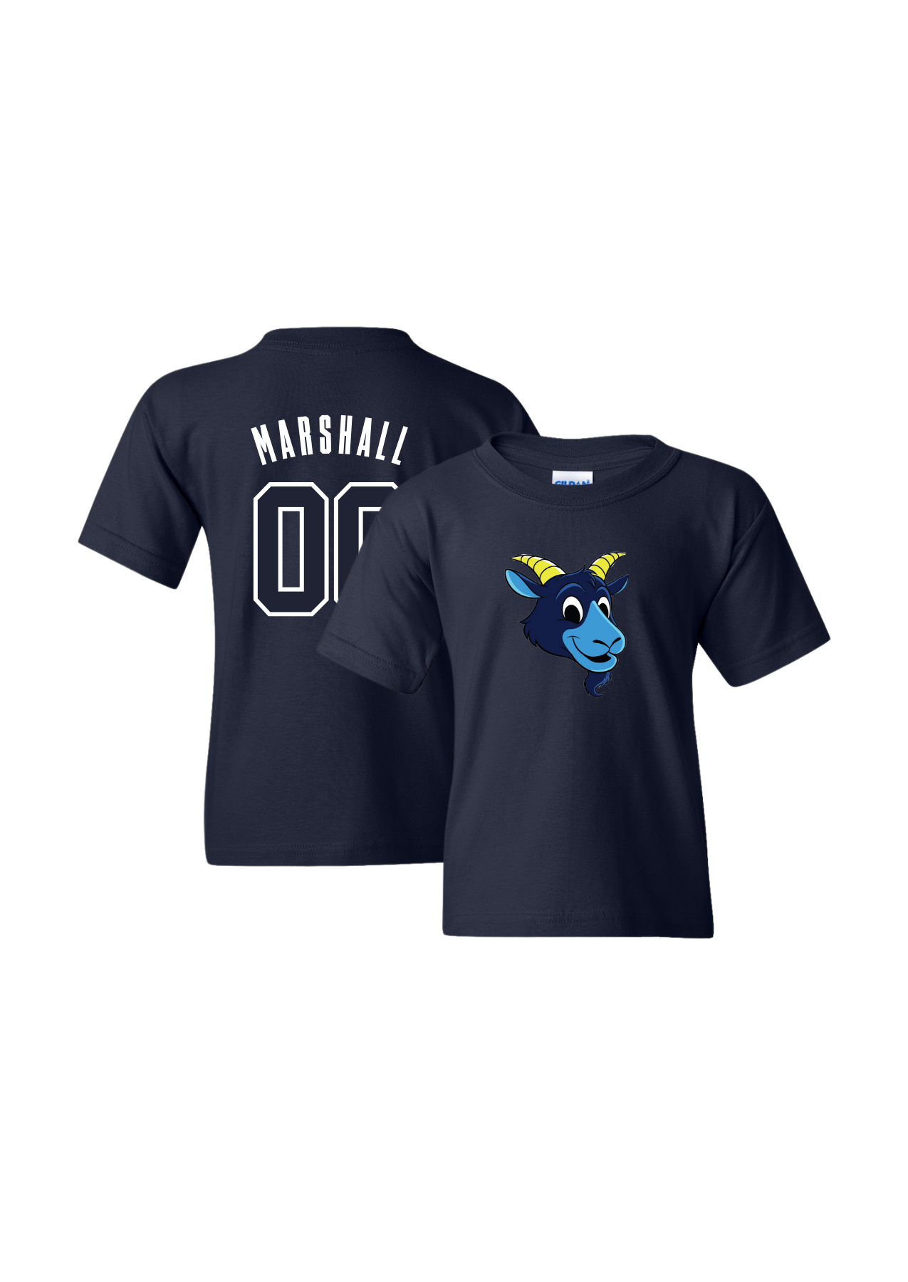 Youth HCFC Marshall Name & Number Tee - Navy