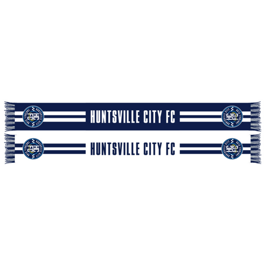 Huntsville City FC Line Scarf- HD Woven