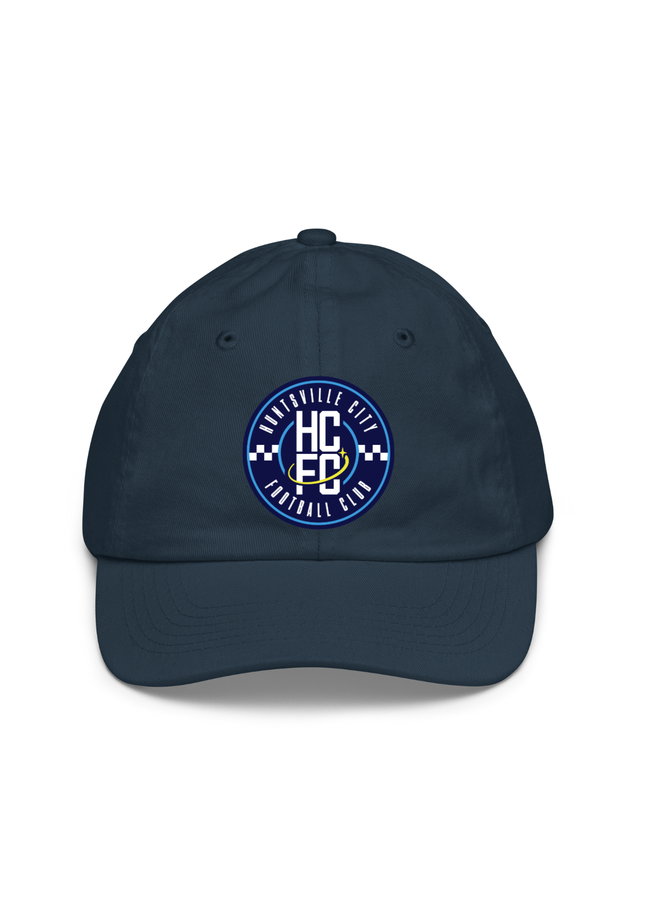 Adult Slouch Adjustable Crest Hat - Navy – Huntsville City FC Shop