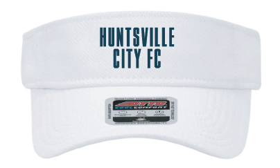 Adult Huntsville City FC Visor - White